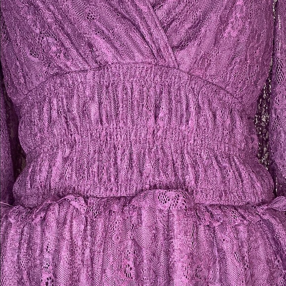 Ultra Pink V-Neck Wrap-Style Blouse NWOT SIze M - Picture 8 of 12